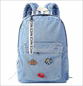 Teenagers Denim Daypack