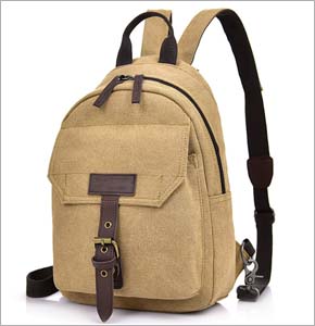 Small Vintage Men Backpack