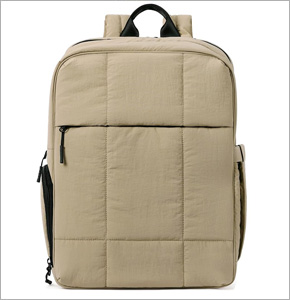 Quilted Laptop Backpack