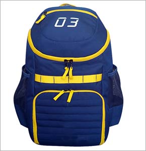 Navy Basketball Backpack