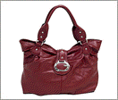 Leather shoulder bag